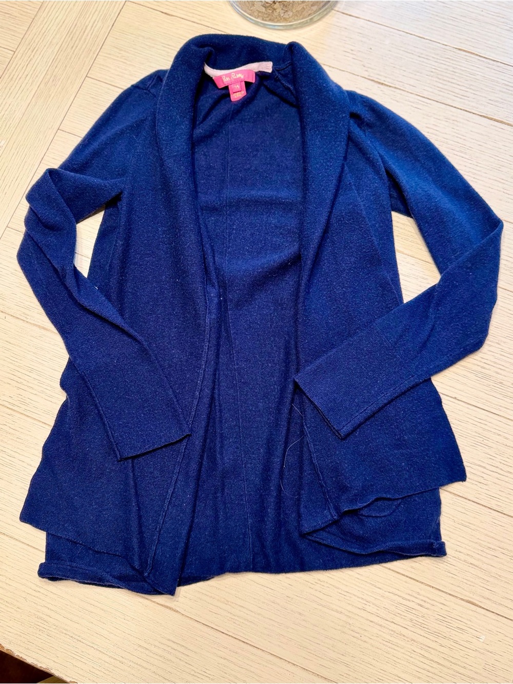 Lilly Pulitzer XS Galia wrap cardigan - true navy | EUC